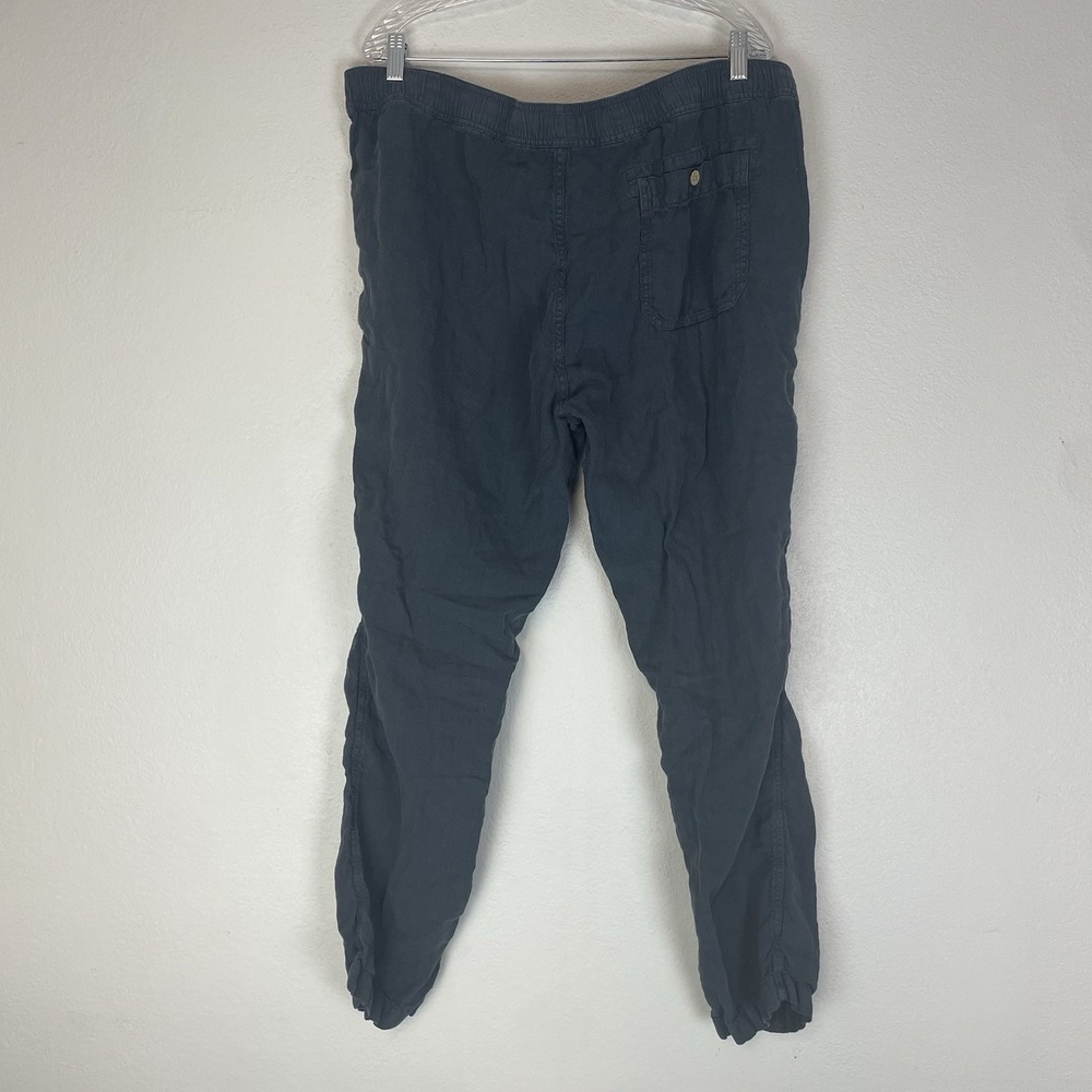 Faherty Pants Mens XXL Blue 100% Linen Drawstring Breathable Lightweight Beach - Picture 3 of 10